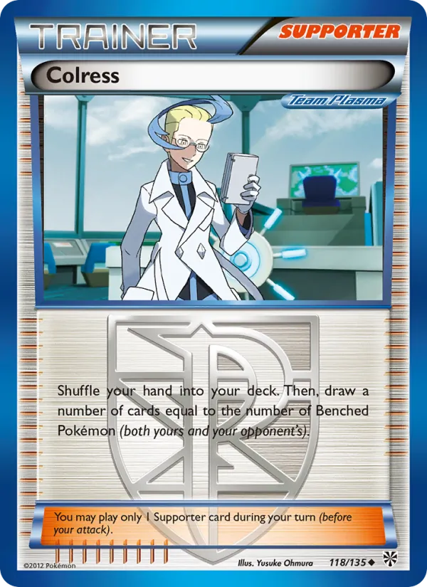Kartu Colress dari Plasma Storm, nomor 118/135