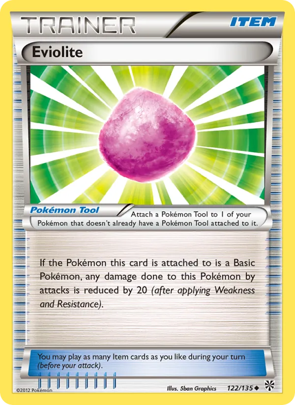 Kaart Eviolite uit Plasma Storm, nummer 122/135
