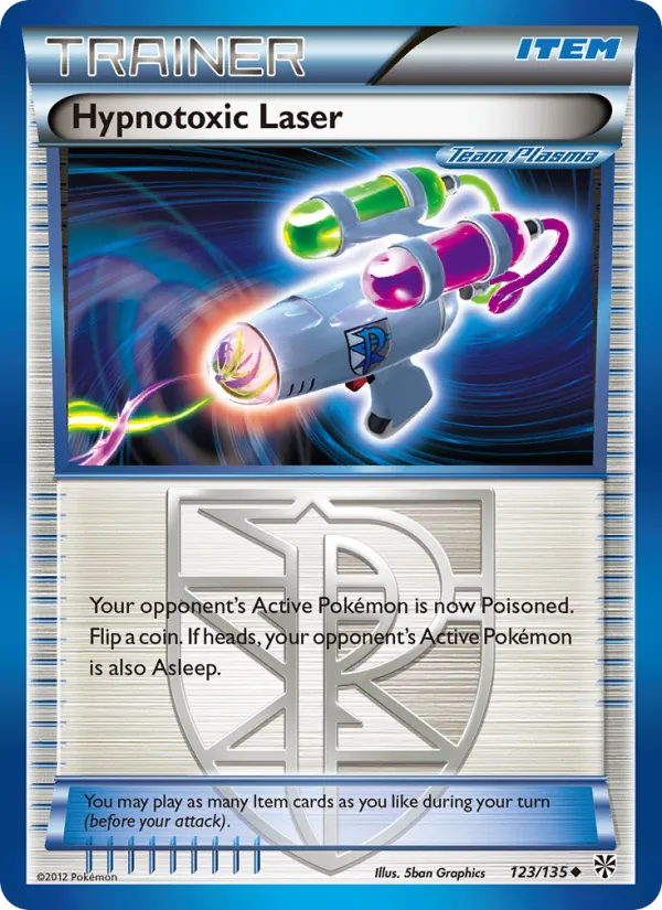 Kartu Hypnotoxic Laser dari Plasma Storm, nomor 123/135