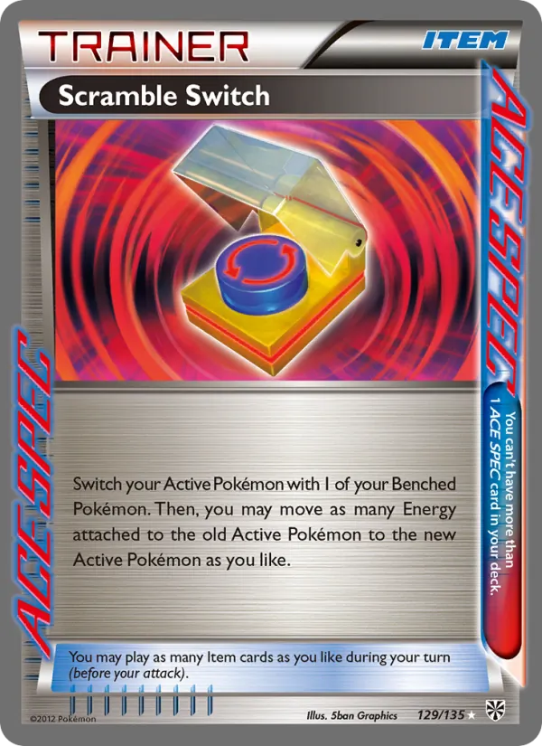 Scramble Switch card from Plasma Storm, number 129/135