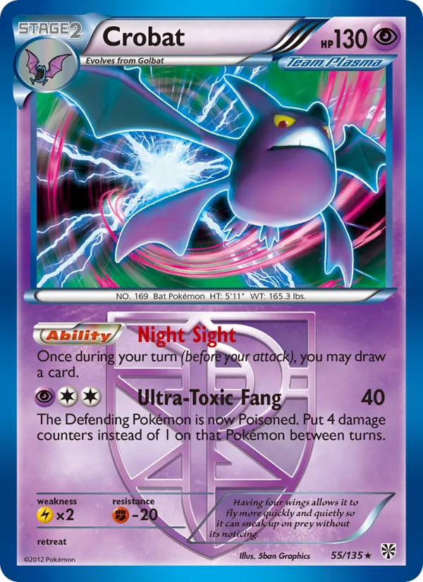 Kartu Crobat dari Plasma Storm, nomor 55/135