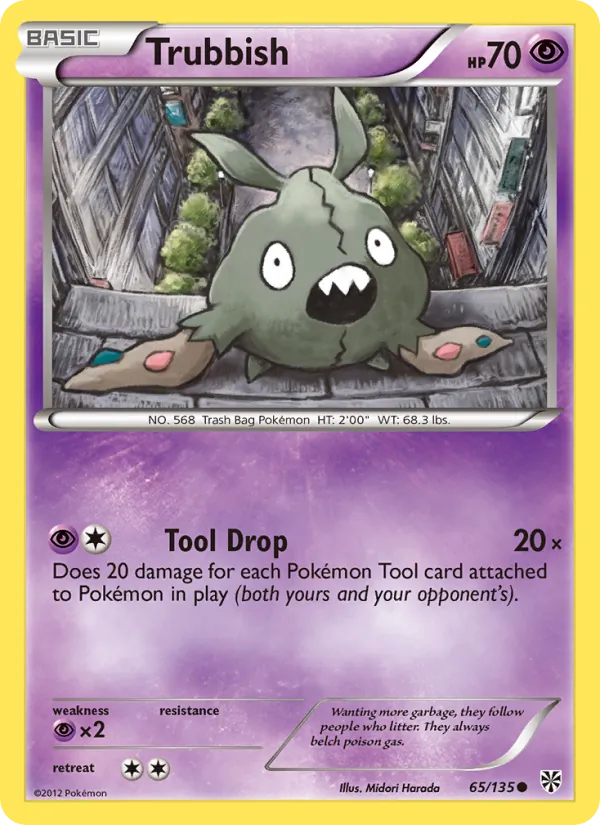 Trubbish card from Plasma Storm, number 65/135
