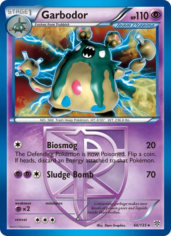 Kartu Garbodor dari Plasma Storm, nomor 66/135