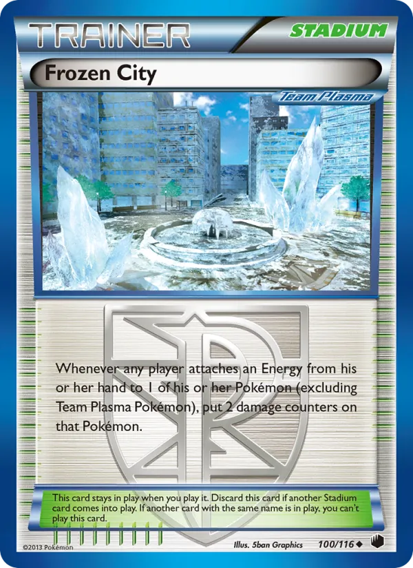 Frozen City card from Plasma Freeze, number 100/116