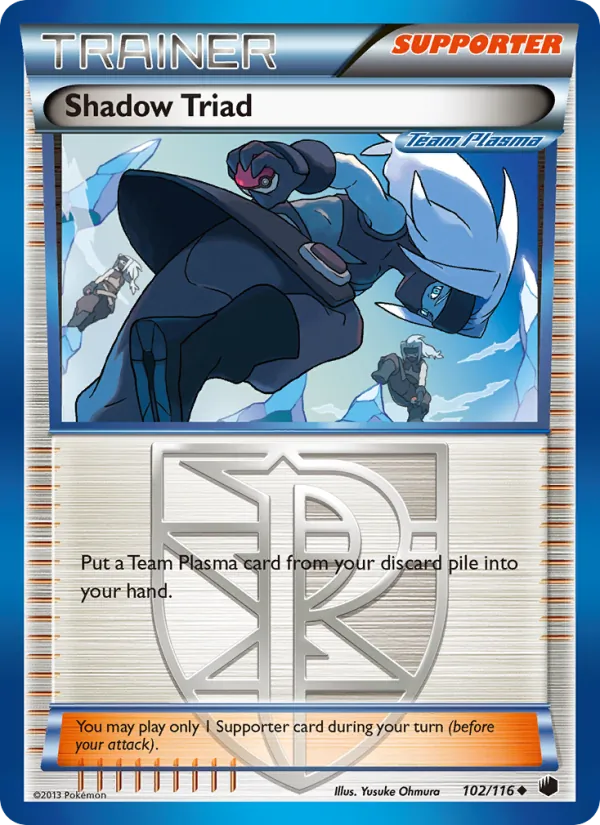 Shadow Triad card from Plasma Freeze, number 102/116