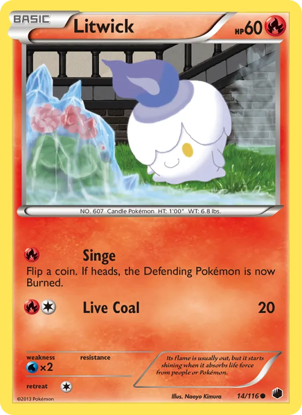 Litwick card from Plasma Freeze, number 14/116