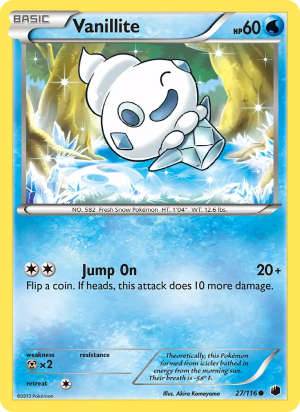 Vanillite card from Plasma Freeze, number 27/116