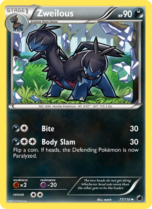 Zweilous card from Plasma Freeze, number 77/116