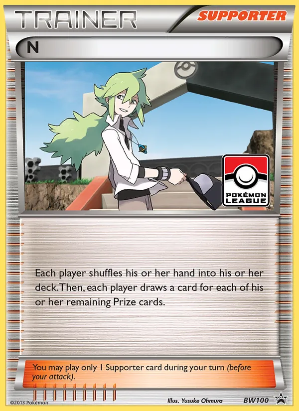 Kartu N dari BW Black Star Promos, nomor BW100/101
