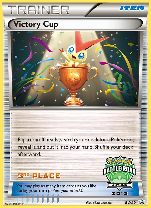 Kaart Victory Cup uit BW Black Star Promos, nummer BW29/101
