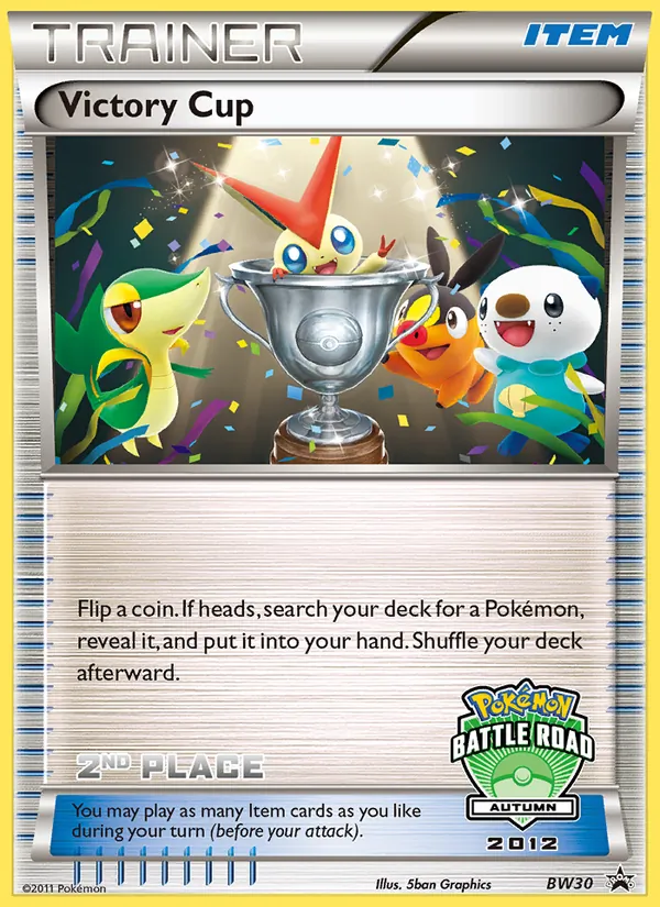 Kaart Victory Cup uit BW Black Star Promos, nummer BW30/101