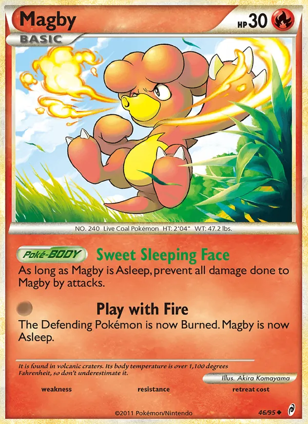 Magby card from Call of Legends, number 46/95