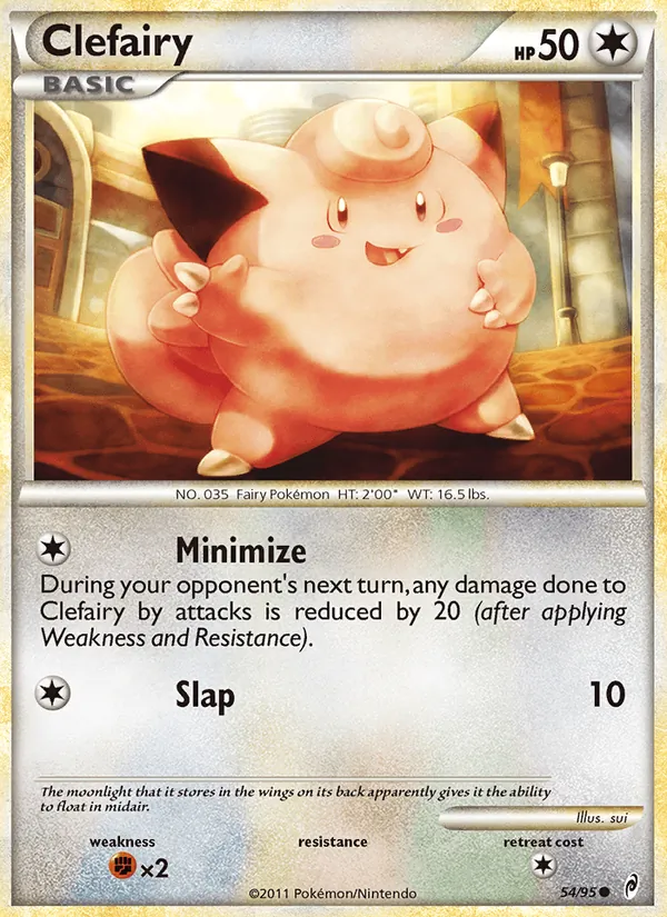 Clefairy card from Call of Legends, number 54/95