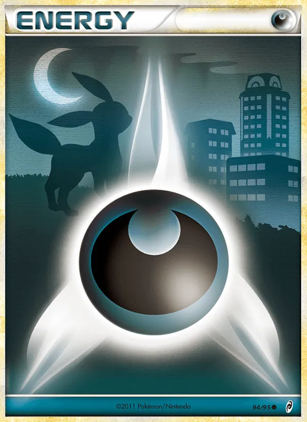 Darkness Energy card from Call of Legends, number 94/95