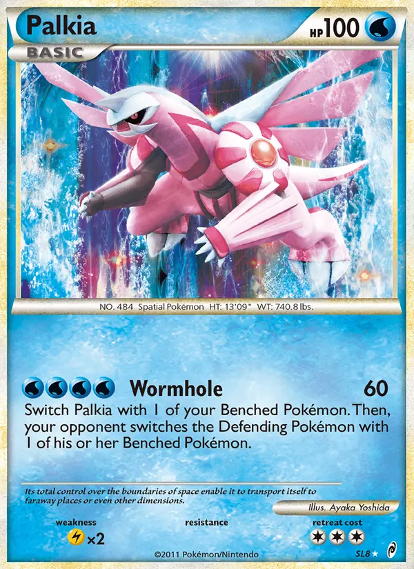 Palkia card from Call of Legends, number SL8/95