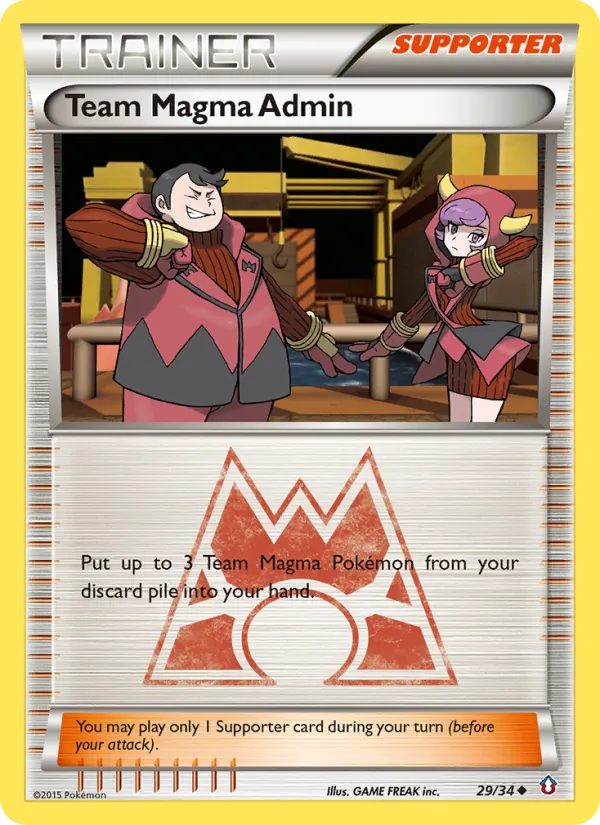 Kaart Team Magma Admin uit Double Crisis, nummer 29/34