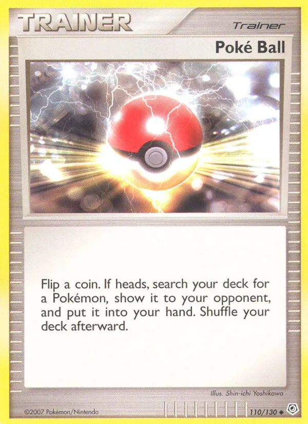 Kartu Poké Ball dari Diamond & Pearl, nomor 110/130