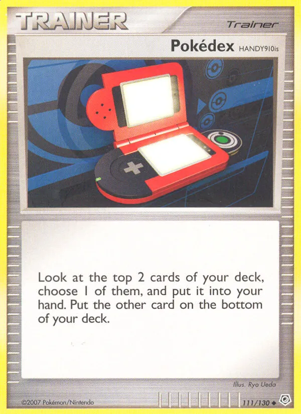 Kaart Pokédex HANDY910is uit Diamond & Pearl, nummer 111/130