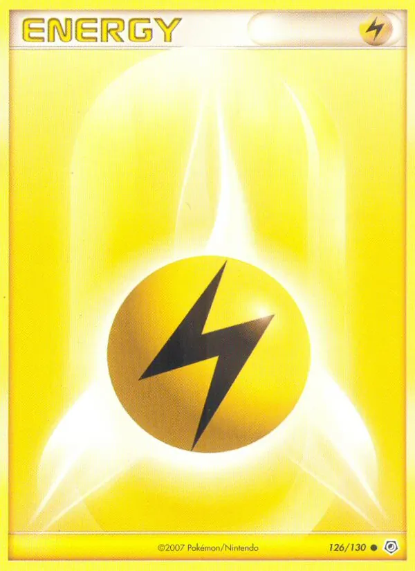 Kaart Lightning Energy uit Diamond & Pearl, nummer 126/130