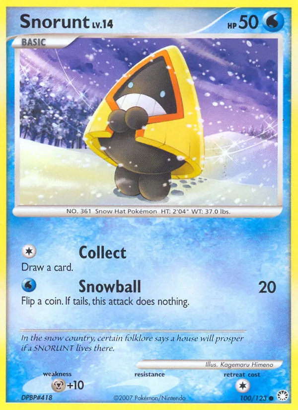 Kartu Snorunt dari Mysterious Treasures, nomor 100/123