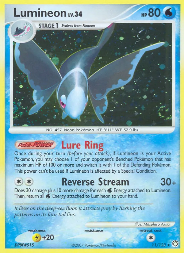 Kartu Lumineon dari Mysterious Treasures, nomor 11/123