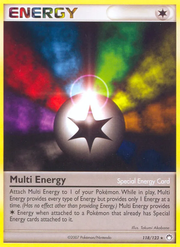 Kartu Multi Energy dari Mysterious Treasures, nomor 118/123