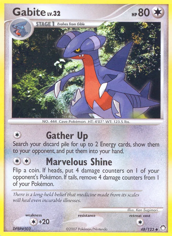 Kaart Gabite uit Mysterious Treasures, nummer 48/123