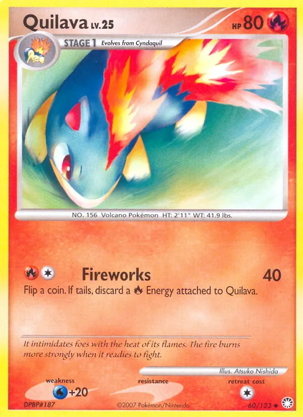 Kaart Quilava uit Mysterious Treasures, nummer 60/123
