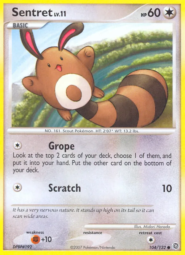 Kartu Sentret dari Secret Wonders, nomor 104/132