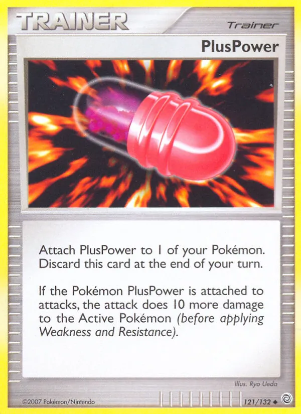 Carta PlusPower de la expansión Secret Wonders, número 121/132