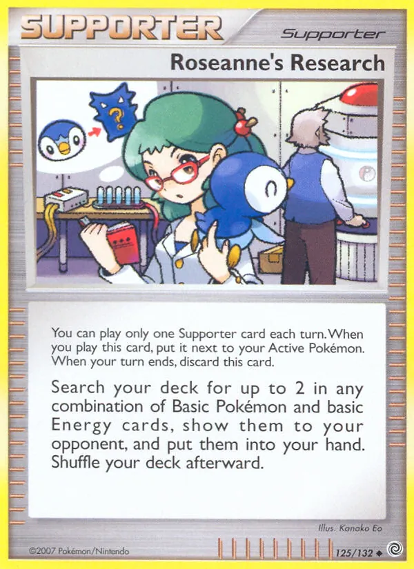 Kaart Roseanne's Research uit Secret Wonders, nummer 125/132