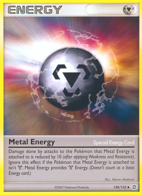 Kartu Metal Energy dari Secret Wonders, nomor 130/132