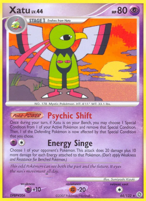Kaart Xatu uit Secret Wonders, nummer 44/132