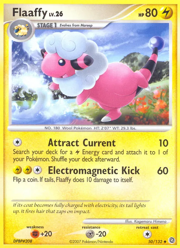 Kartu Flaaffy dari Secret Wonders, nomor 50/132