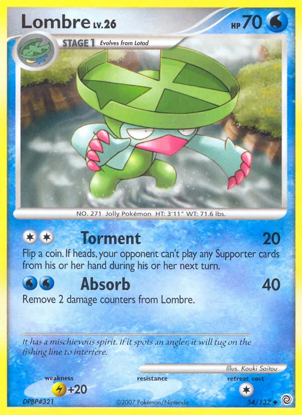 Kartu Lombre dari Secret Wonders, nomor 54/132