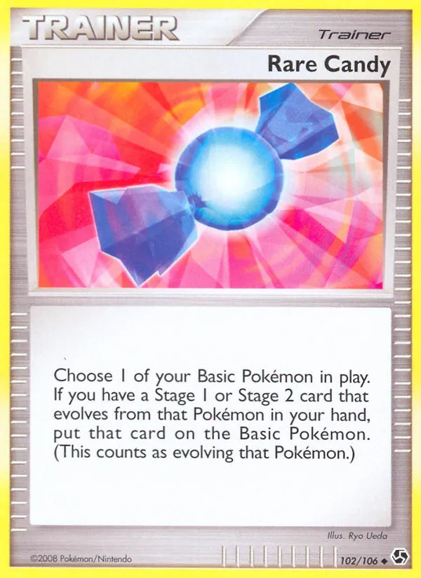 Kaart Rare Candy uit Great Encounters, nummer 102/106