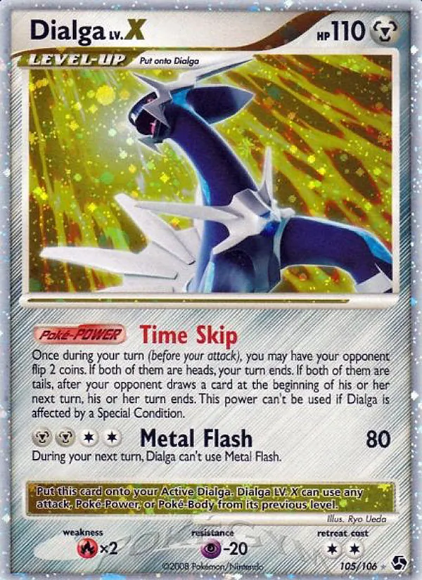 Kaart Dialga uit Great Encounters, nummer 105/106