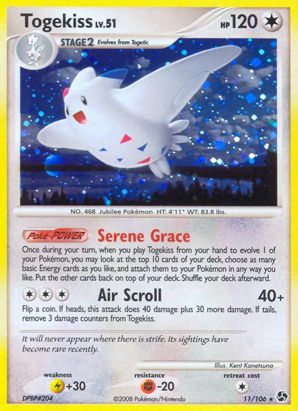 Kartu Togekiss dari Great Encounters, nomor 11/106