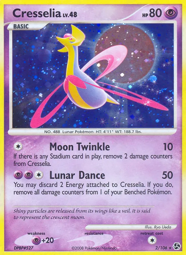 Kaart Cresselia uit Great Encounters, nummer 2/106
