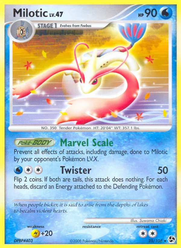Kaart Milotic uit Great Encounters, nummer 25/106