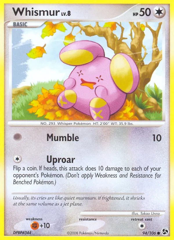 Kaart Whismur uit Great Encounters, nummer 94/106