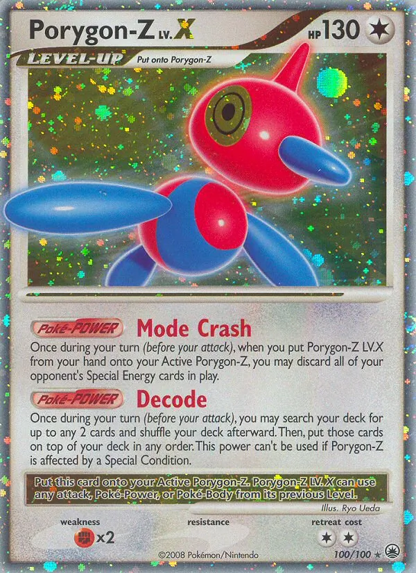 Porygon-Z card from Majestic Dawn, number 100/100
