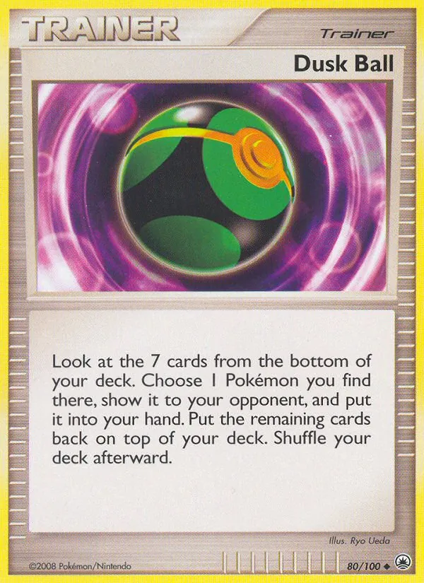 Dusk Ball card from Majestic Dawn, number 80/100