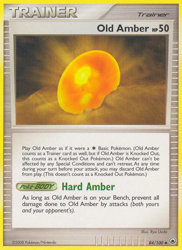 Old Amber card from Majestic Dawn, number 84/100
