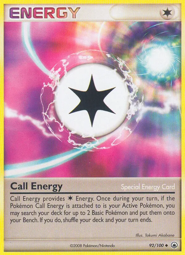 Call Energy card from Majestic Dawn, number 92/100
