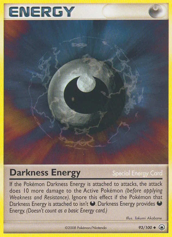 Darkness Energy card from Majestic Dawn, number 93/100