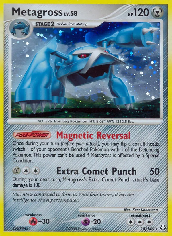 Metagross card from Legends Awakened, number 10/146