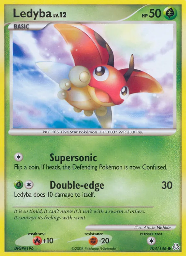 Ledyba card from Legends Awakened, number 104/146
