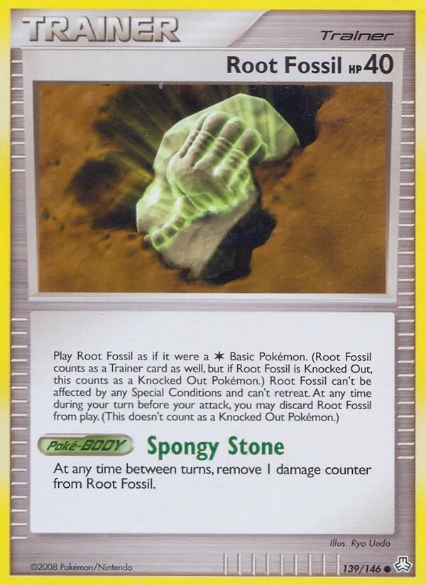 Root Fossil card from Legends Awakened, number 139/146