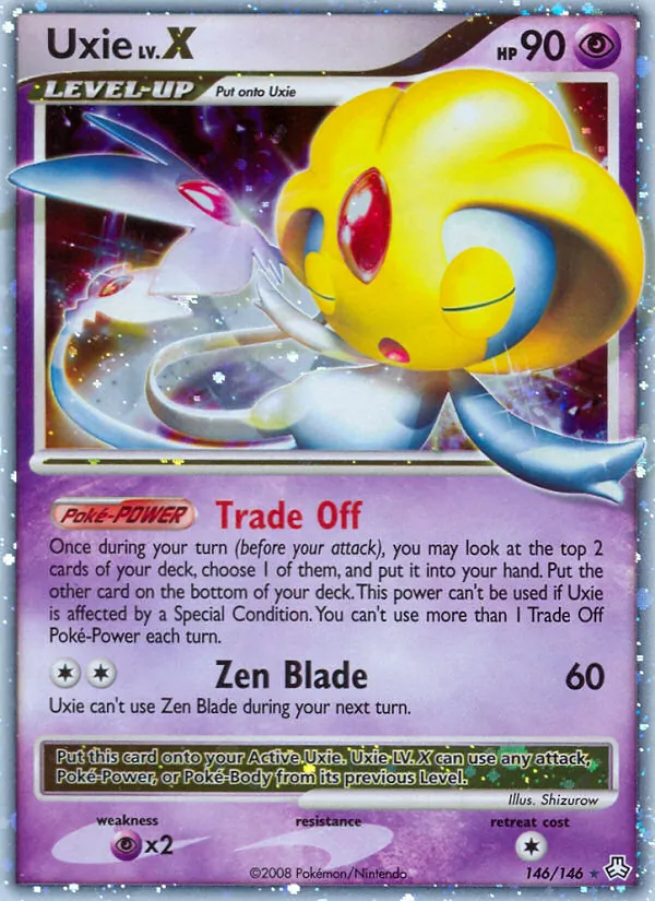 Uxie card from Legends Awakened, number 146/146